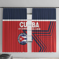 Cuba Football Window Curtain 2025 Los Leones del Caribe