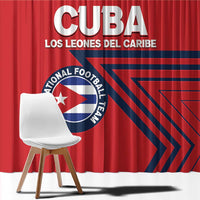 Cuba Football Window Curtain 2025 Los Leones del Caribe