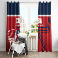 Cuba Football Window Curtain 2025 Los Leones del Caribe