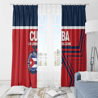 Cuba Football Window Curtain 2025 Los Leones del Caribe