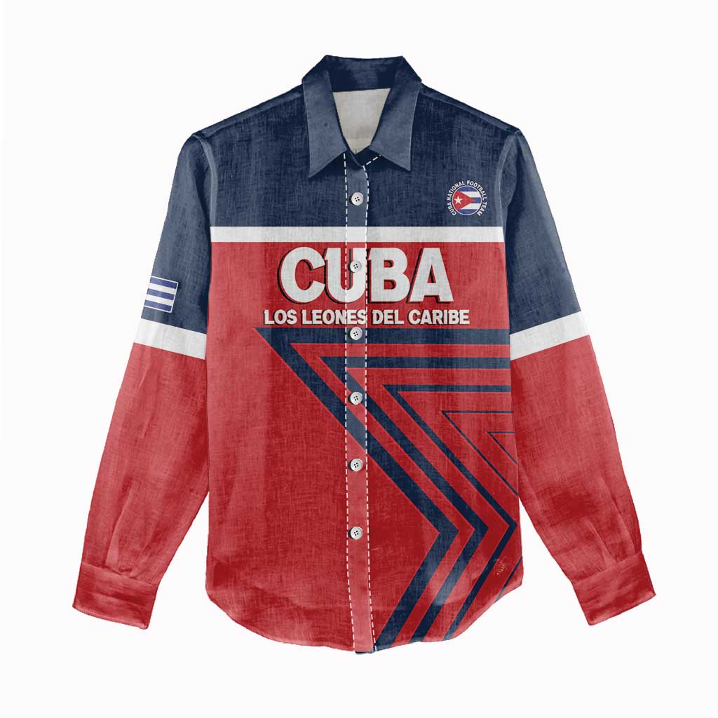 Custom Cuba Football Women Casual Shirt 2025 Los Leones del Caribe