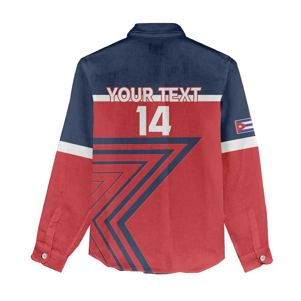 Custom Cuba Football Women Casual Shirt 2025 Los Leones del Caribe