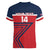 Custom Cuba Football Women V-Neck T-Shirt 2025 Los Leones del Caribe