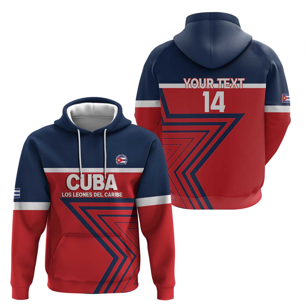 Custom Cuba Football Zip Hoodie 2025 Los Leones del Caribe