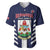 Custom Bermuda Football Baseball Jersey 2025 Go Gombey Warriors - Blue