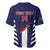Custom Bermuda Football Baseball Jersey 2025 Go Gombey Warriors - Blue