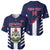 Custom Bermuda Football Baseball Jersey 2025 Go Gombey Warriors - Blue