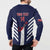 Custom Bermuda Football Button Sweatshirt 2025 Go Gombey Warriors - Blue