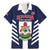 Custom Bermuda Football Family Matching Mermaid Dress and Hawaiian Shirt 2025 Go Gombey Warriors - Blue