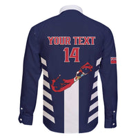 Custom Bermuda Football Family Matching Mermaid Dress and Hawaiian Shirt 2025 Go Gombey Warriors - Blue