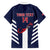 Custom Bermuda Football Family Matching Puletasi and Hawaiian Shirt 2025 Go Gombey Warriors - Blue