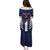 Custom Bermuda Football Family Matching Puletasi and Hawaiian Shirt 2025 Go Gombey Warriors - Blue