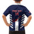 Custom Bermuda Football Family Matching Short Sleeve Bodycon Dress and Hawaiian Shirt 2025 Go Gombey Warriors - Blue