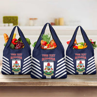 Custom Bermuda Football Grocery Bag 2025 Go Gombey Warriors - Blue