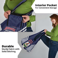 Custom Bermuda Football Grocery Bag 2025 Go Gombey Warriors - Blue