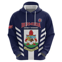 Custom Bermuda Football Hoodie 2025 Go Gombey Warriors - Blue