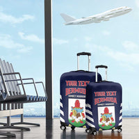 Custom Bermuda Football Luggage Cover 2025 Go Gombey Warriors - Blue