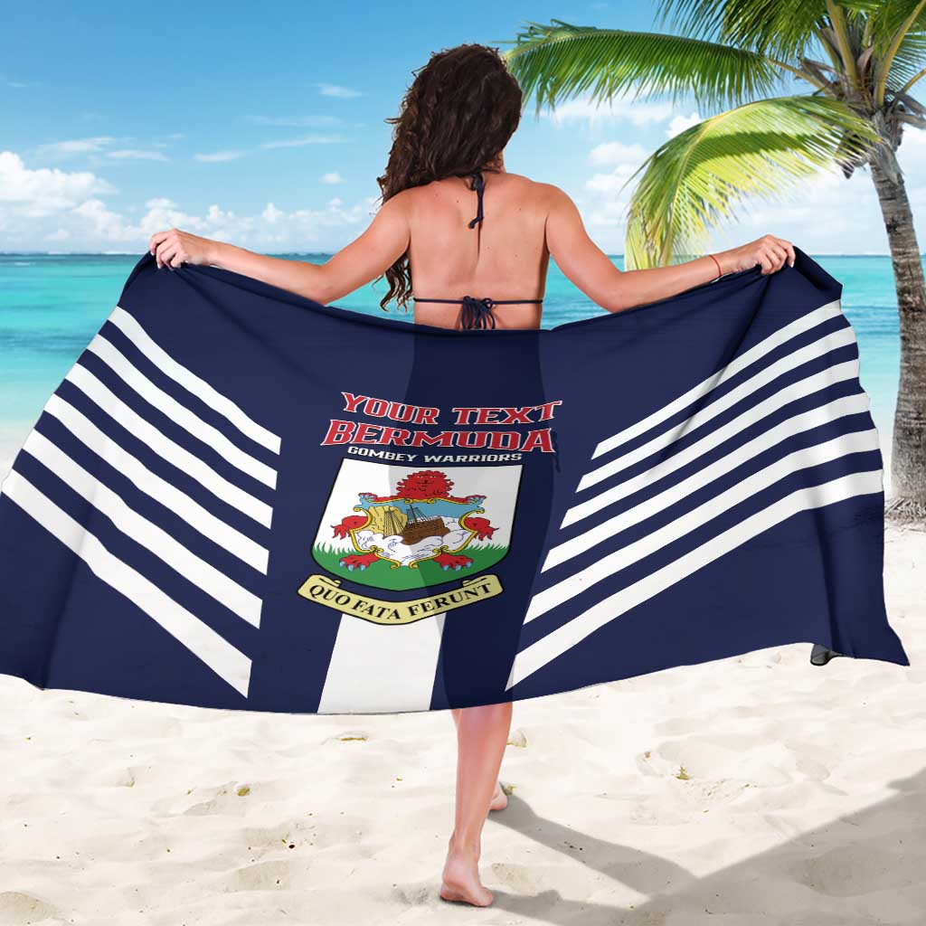 Custom Bermuda Football Sarong 2025 Go Gombey Warriors - Blue
