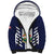 Custom Bermuda Football Sherpa Hoodie 2025 Go Gombey Warriors - Blue