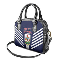 Custom Bermuda Football Shoulder Handbag 2025 Go Gombey Warriors - Blue