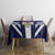 Custom Bermuda Football Tablecloth 2025 Go Gombey Warriors - Blue