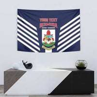 Custom Bermuda Football Tapestry 2025 Go Gombey Warriors - Blue