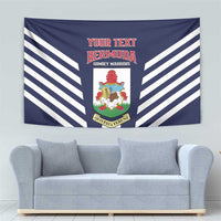 Custom Bermuda Football Tapestry 2025 Go Gombey Warriors - Blue