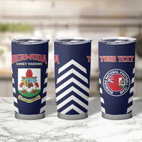 Custom Bermuda Football Tumbler Cup 2025 Go Gombey Warriors - Blue