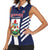 Custom Bermuda Football Women Sleeveless Polo Shirt 2025 Go Gombey Warriors - Blue