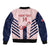 Custom Bermuda Football Bomber Jacket 2025 Go Gombey Warriors - Pink