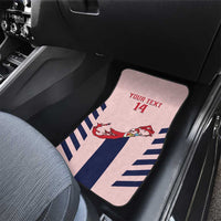 Custom Bermuda Football Car Mats 2025 Go Gombey Warriors - Pink