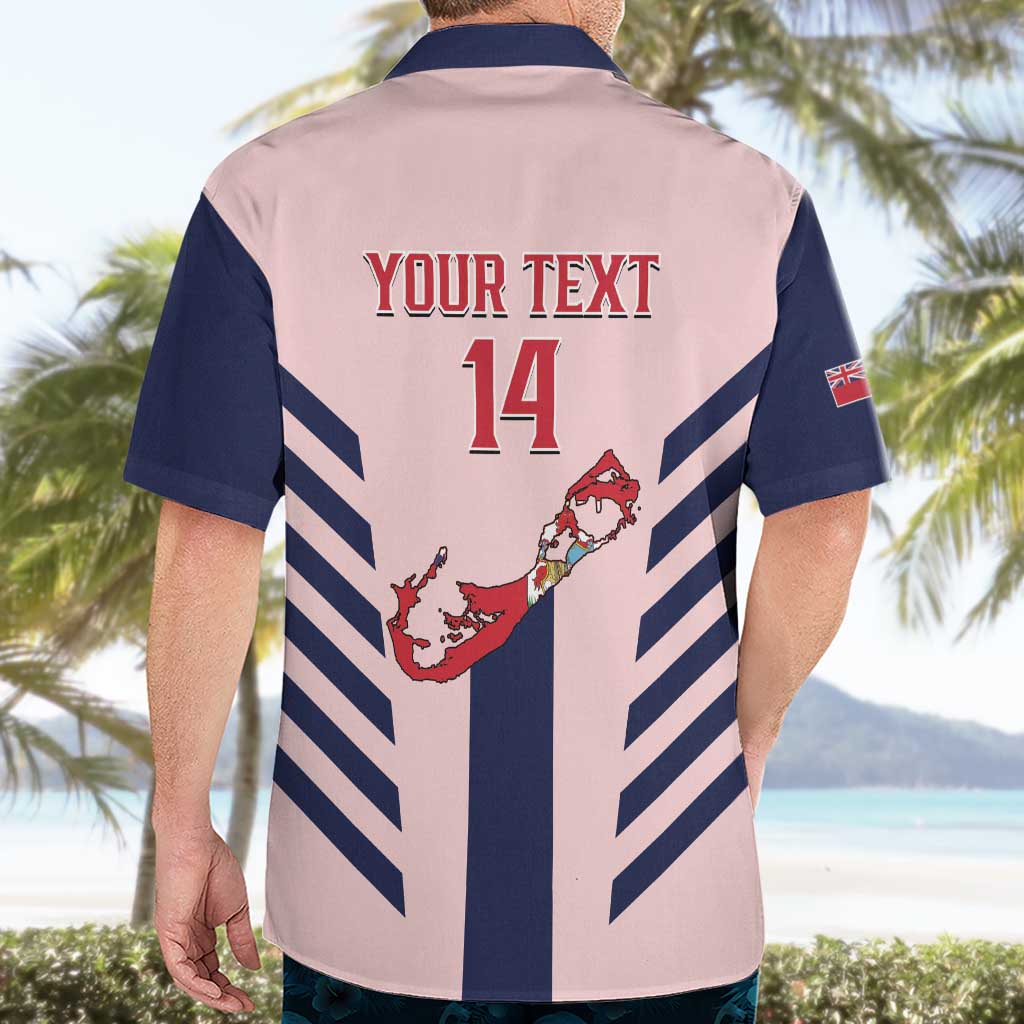 Custom Bermuda Football Hawaiian Shirt 2025 Go Gombey Warriors - Pink