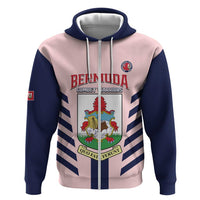 Custom Bermuda Football Hoodie 2025 Go Gombey Warriors - Pink