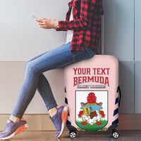 Custom Bermuda Football Luggage Cover 2025 Go Gombey Warriors - Pink