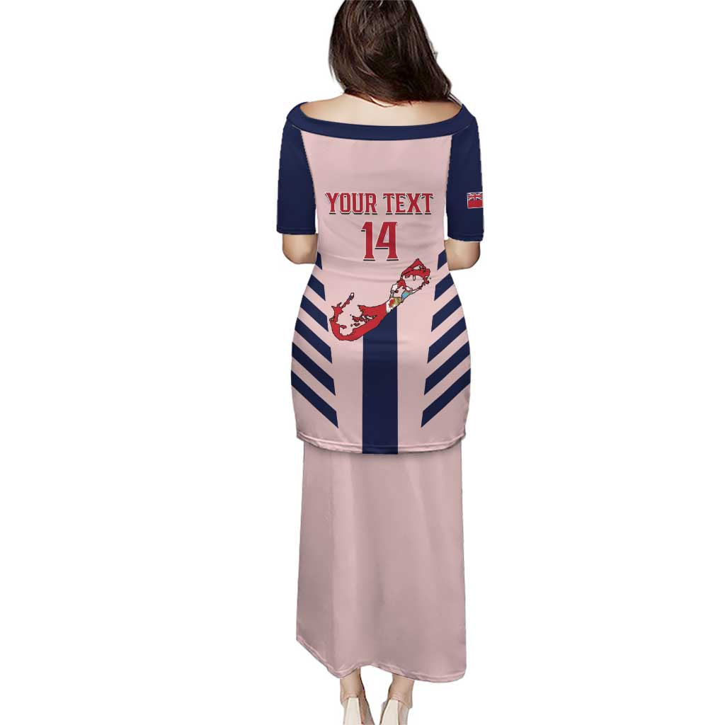 Custom Bermuda Football Puletasi 2025 Go Gombey Warriors - Pink