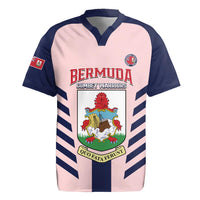 Custom Bermuda Football Rugby Jersey 2025 Go Gombey Warriors - Pink