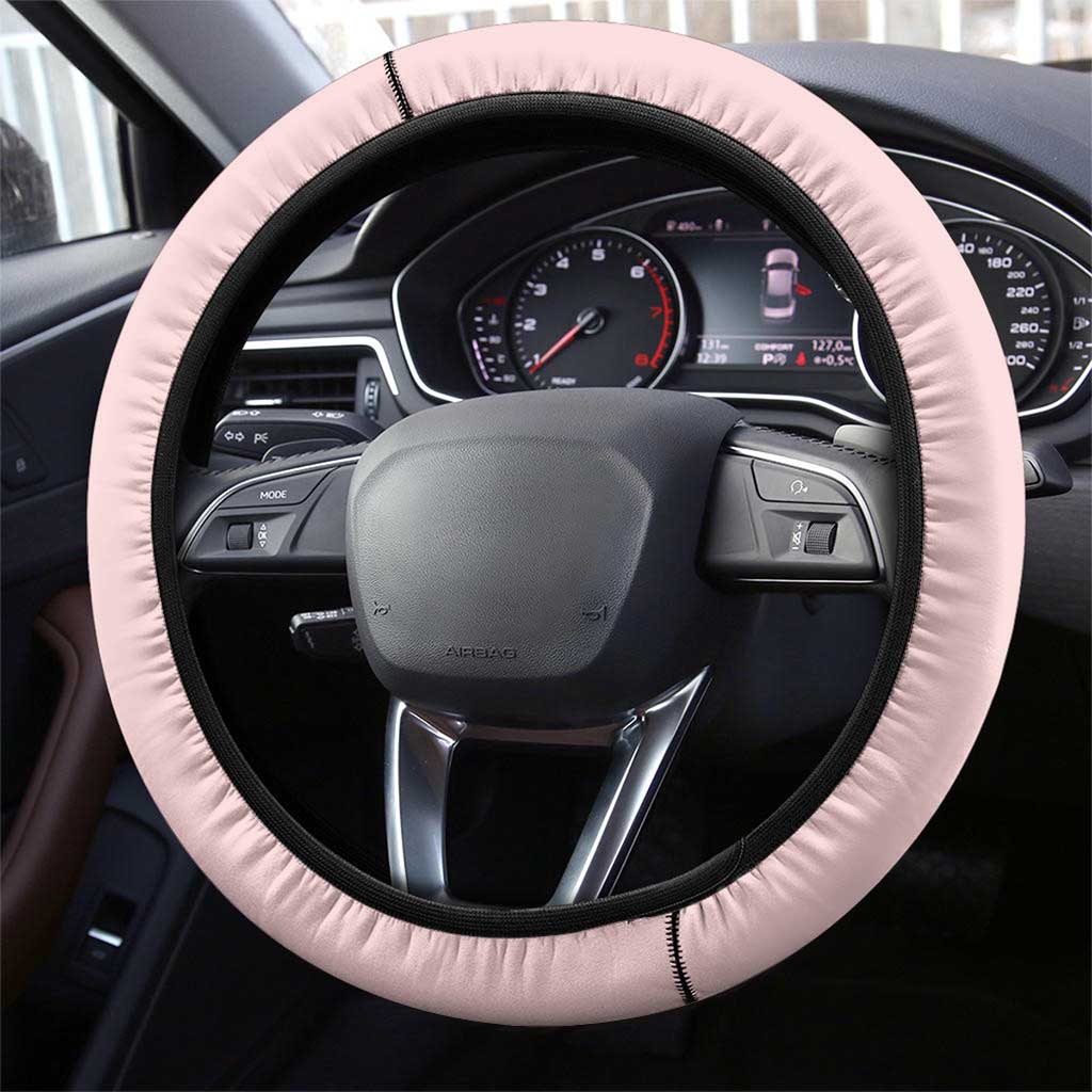 Bermuda Football Steering Wheel Cover 2025 Go Gombey Warriors - Pink