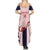Custom Bermuda Football Summer Maxi Dress 2025 Go Gombey Warriors - Pink