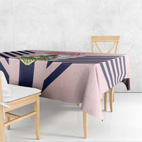 Custom Bermuda Football Tablecloth 2025 Go Gombey Warriors - Pink