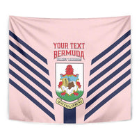 Custom Bermuda Football Tapestry 2025 Go Gombey Warriors - Pink