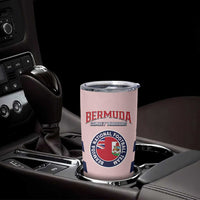 Custom Bermuda Football Tumbler Cup 2025 Go Gombey Warriors - Pink