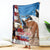 Personalised United States And Australia Blanket USA Eagle With Aussie Kangaroo