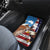 Personalised United States And Australia Car Mats USA Eagle With Aussie Kangaroo - Wonder Print Shop