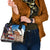 Personalised United States And Australia Shoulder Handbag USA Eagle With Aussie Kangaroo
