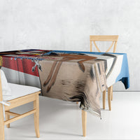 Personalised United States And Australia Tablecloth USA Eagle With Aussie Kangaroo - Wonder Print Shop