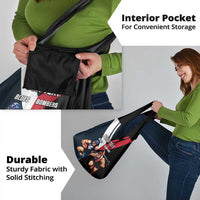 Custom Blues And Bombers Football Grocery Bag Together Sporty