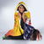 Personalised United States And Papua New Guinea Hooded Blanket USA Eagle With PNG Bird Of Paradise