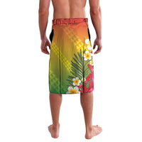 Personalised United States And Hawaii Lavalava USA Eagle With Hawaiian Shark Tattoo - Wonder Print Shop