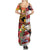 Personalised United States And Hawaii Summer Maxi Dress USA Eagle With Hawaiian Shark Tattoo - Wonder Print Shop