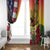 Personalised United States And Hawaii Window Curtain USA Eagle With Hawaiian Shark Tattoo - Wonder Print Shop